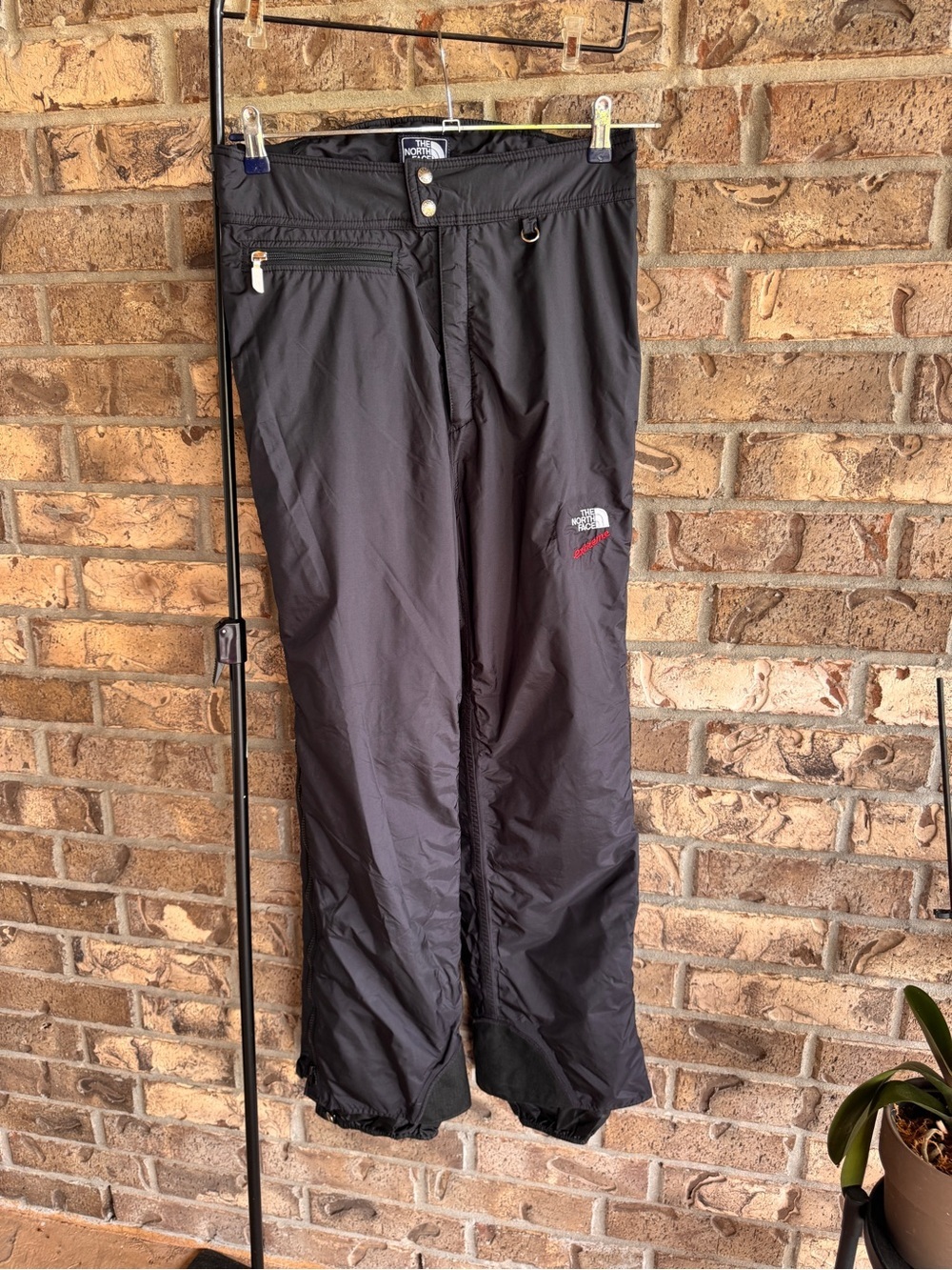 Vintage The North Face Extreme Gore-Tex Ski Pants USA Made Full Zip Black M